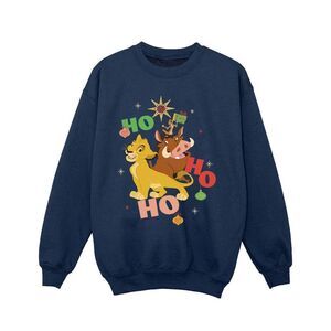 The Lion King Girls Ho Ho Ho Sweatshirt / Navy Blue